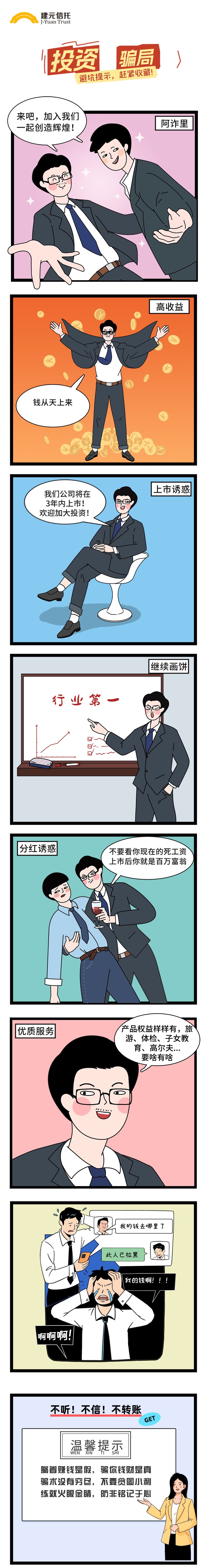 3?15金融消保教育宣传｜金融漫画：投资骗局，避坑提示，赶紧收藏